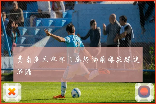 费南多天津津门虎终场前爆发球迷沸腾